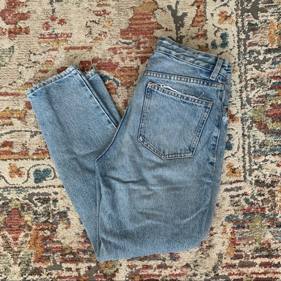 Zara Denim - Zara Ripped Mom Jeans